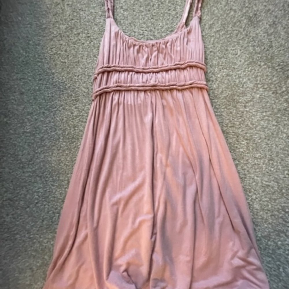 Beige pink summer dress - Picture 7 of 7